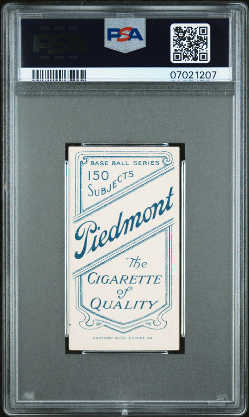 1909-11 T206 Bobby Wallace HOF PSA 6 EX-MT Piedmont 150 - Saint Louis