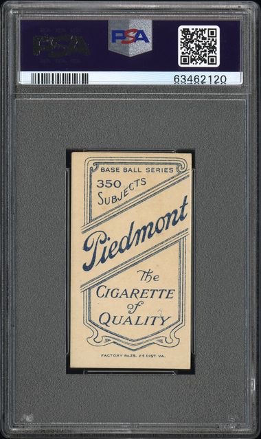 1909-11 T206 Bob Hall PSA 6 EX-MT Piedmont 350 - Baltimore