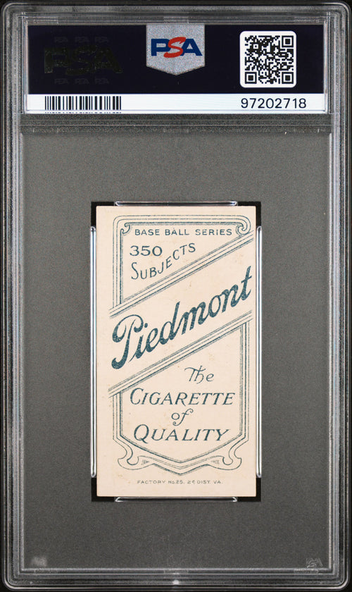 1909-11 T206 BOB GROOM PSA 6 EX-MT PIEDMONT 350 WASHINGTON