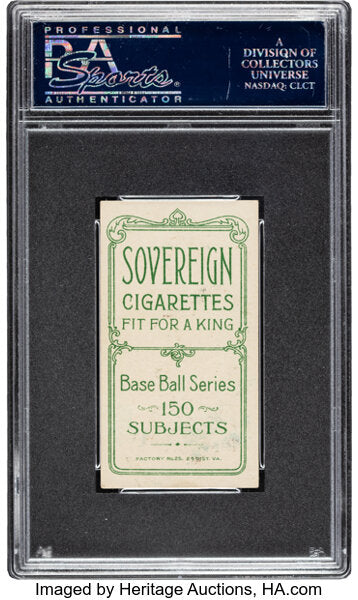 1909-11 T206 Sovereign 150 Ty Cobb Bat on Shoulder PSA 5 EX HOF - TIGERS