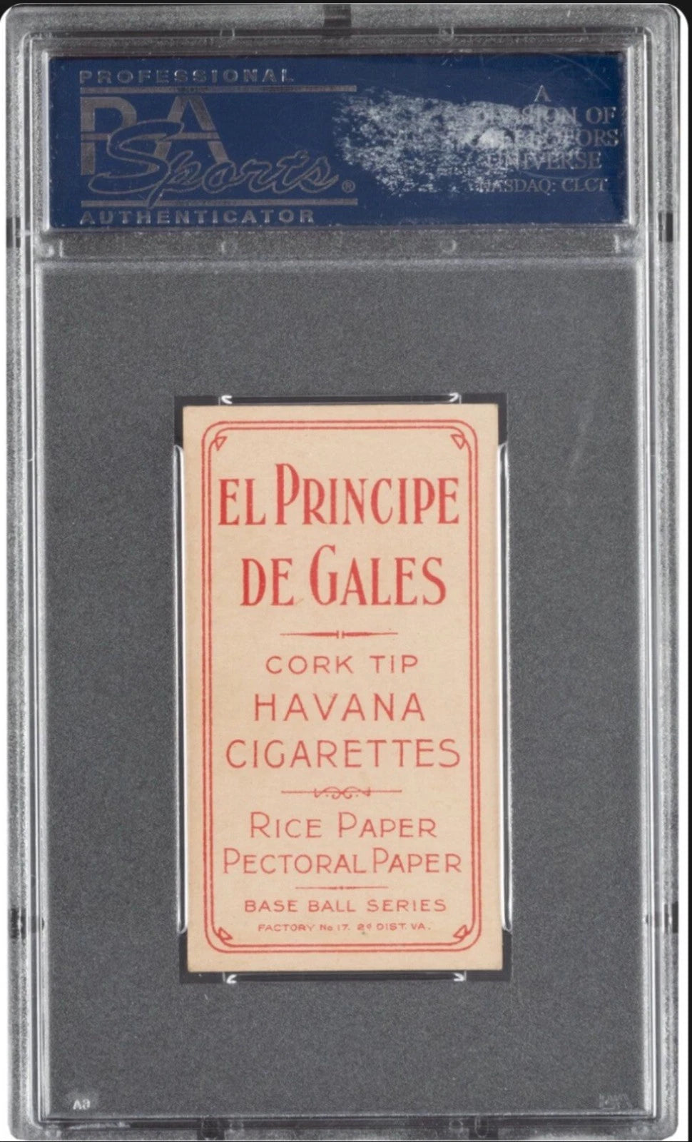 1909-11 T206 Bill Gilbert PSA 7 NM El Principe De Galas EPDG (POP 1)