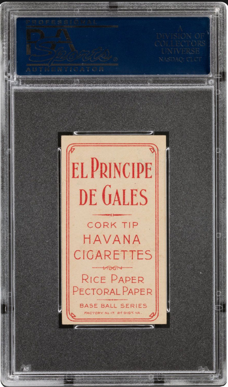 1909-11 T206 EL PRINCIPE DE GALES Roger Bresnahan Portrait HOF PSA 6 (Pop 1, 0+)