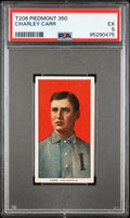 1909-11 T206 Charley Carr PSA 5 EX Piedmont 350 Indianapolis