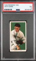 1909-11 T206 Jack Quinn PSA 5 EX Piedmont 350 New York