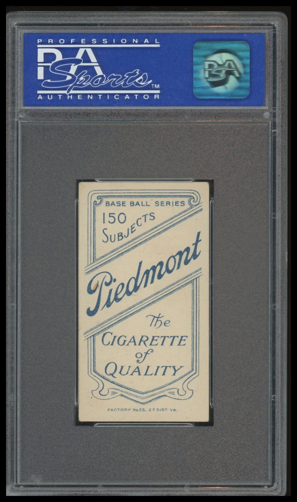 1909-11 T206 Rube Manning (Batting) PSA 5 Piedmont 150