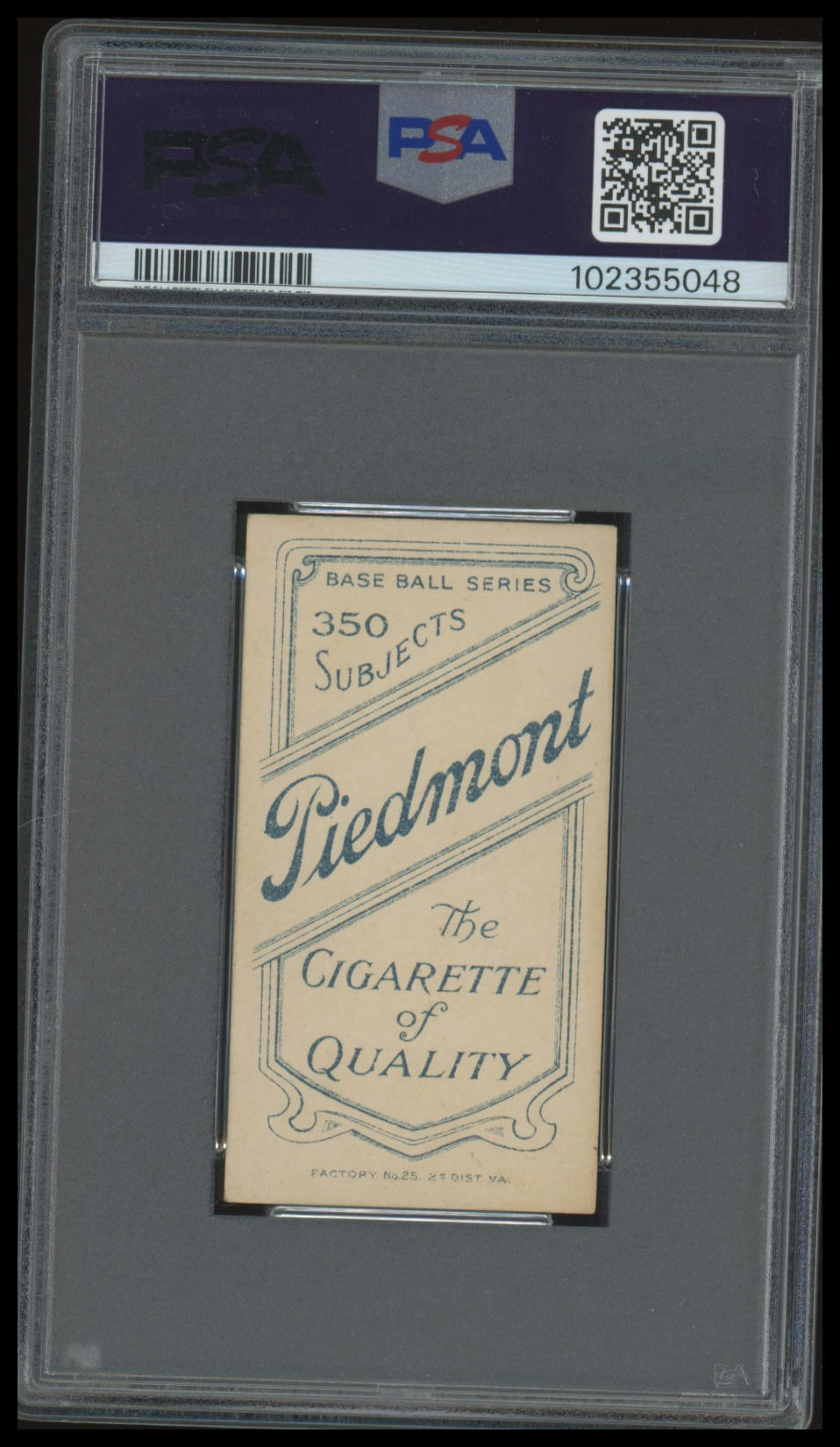 1909-11 T206 Harry Krause (Pitching) PSA 5.5 Piedmont 350