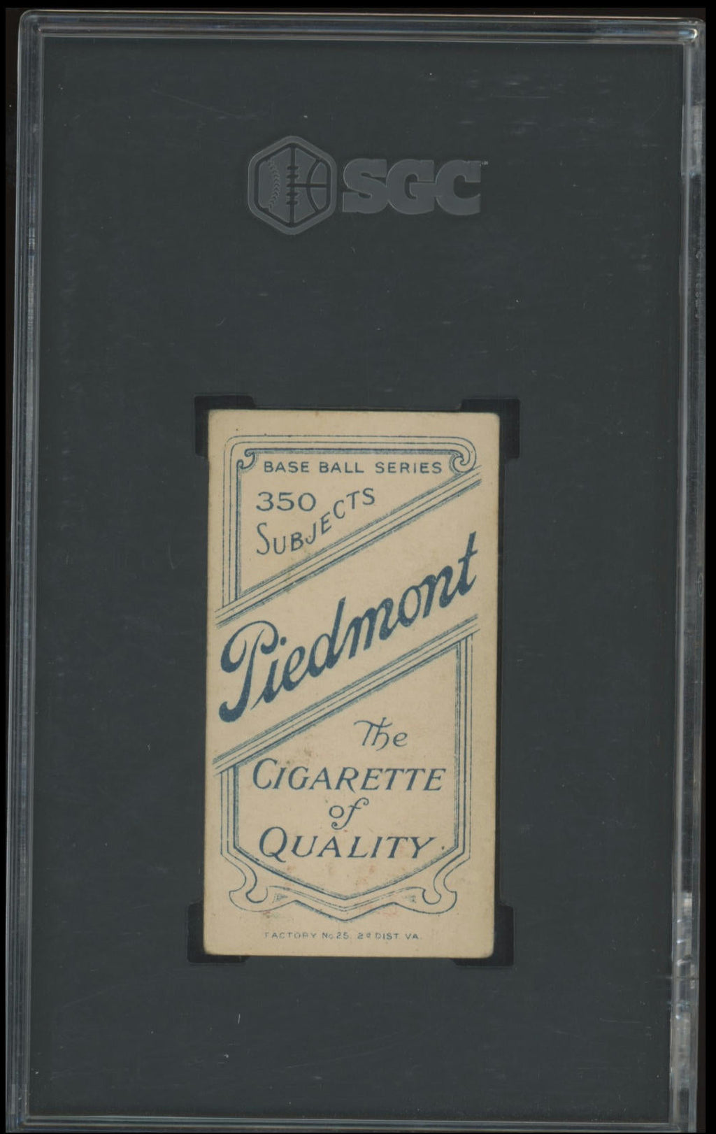 1909-11 T206 Bobby Wallace HOF SGC 5 Piedmont 350