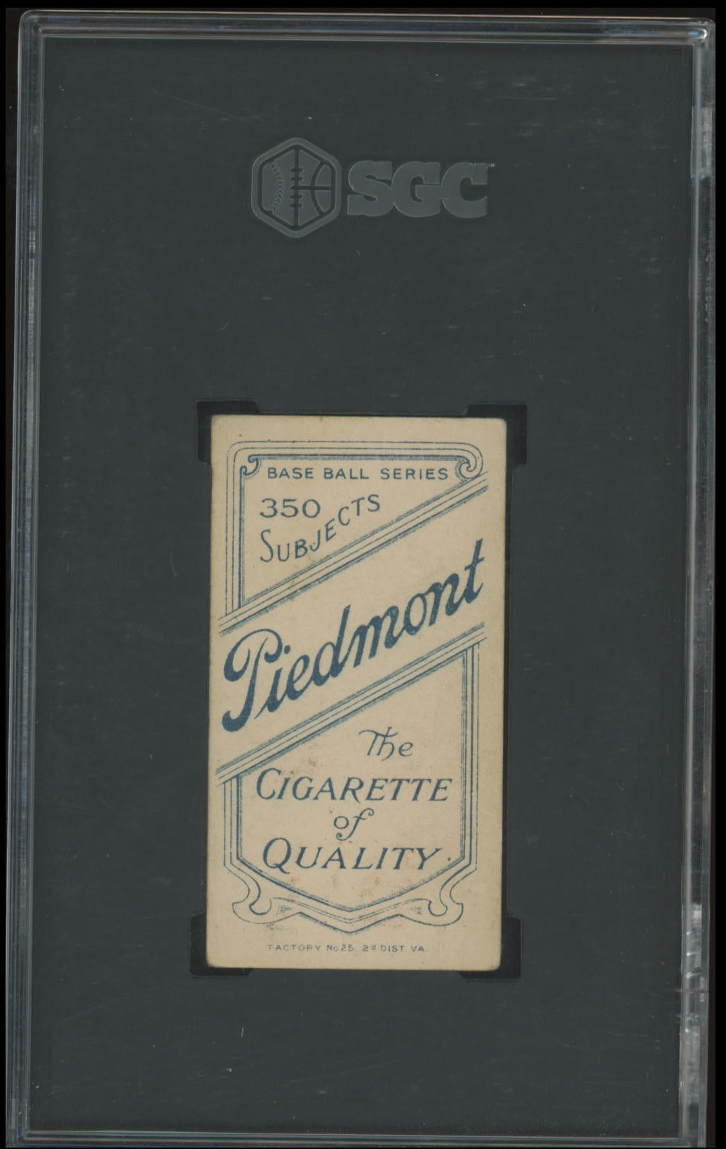 1909-11 T206 Bobby Wallace HOF SGC 5 Piedmont 350