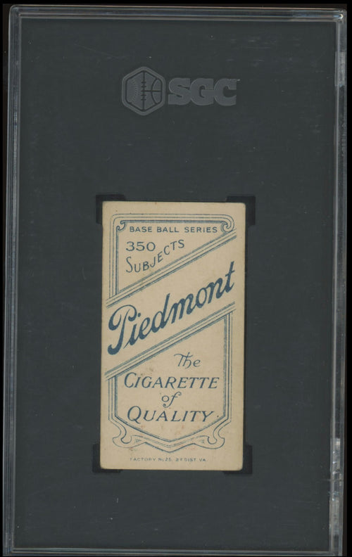 1909-11 T206 Bobby Wallace HOF SGC 5 Piedmont 350