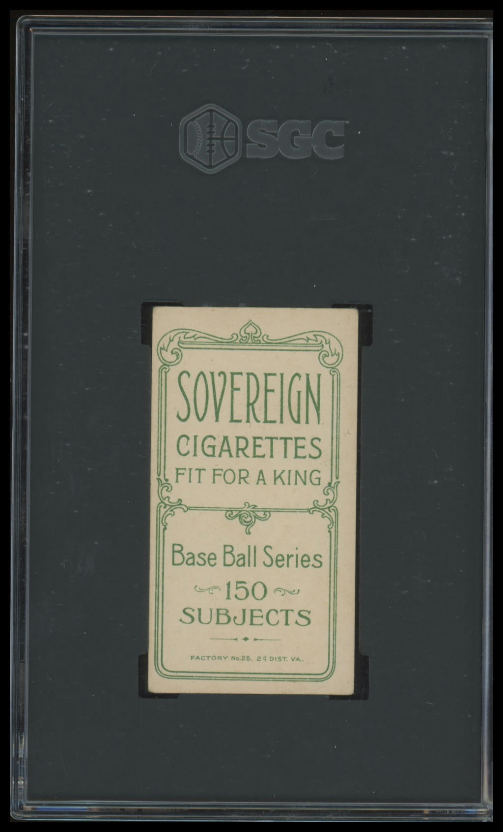 1909-11 T206 Chief Bender HOF Sovereign 150 SGC 4.5