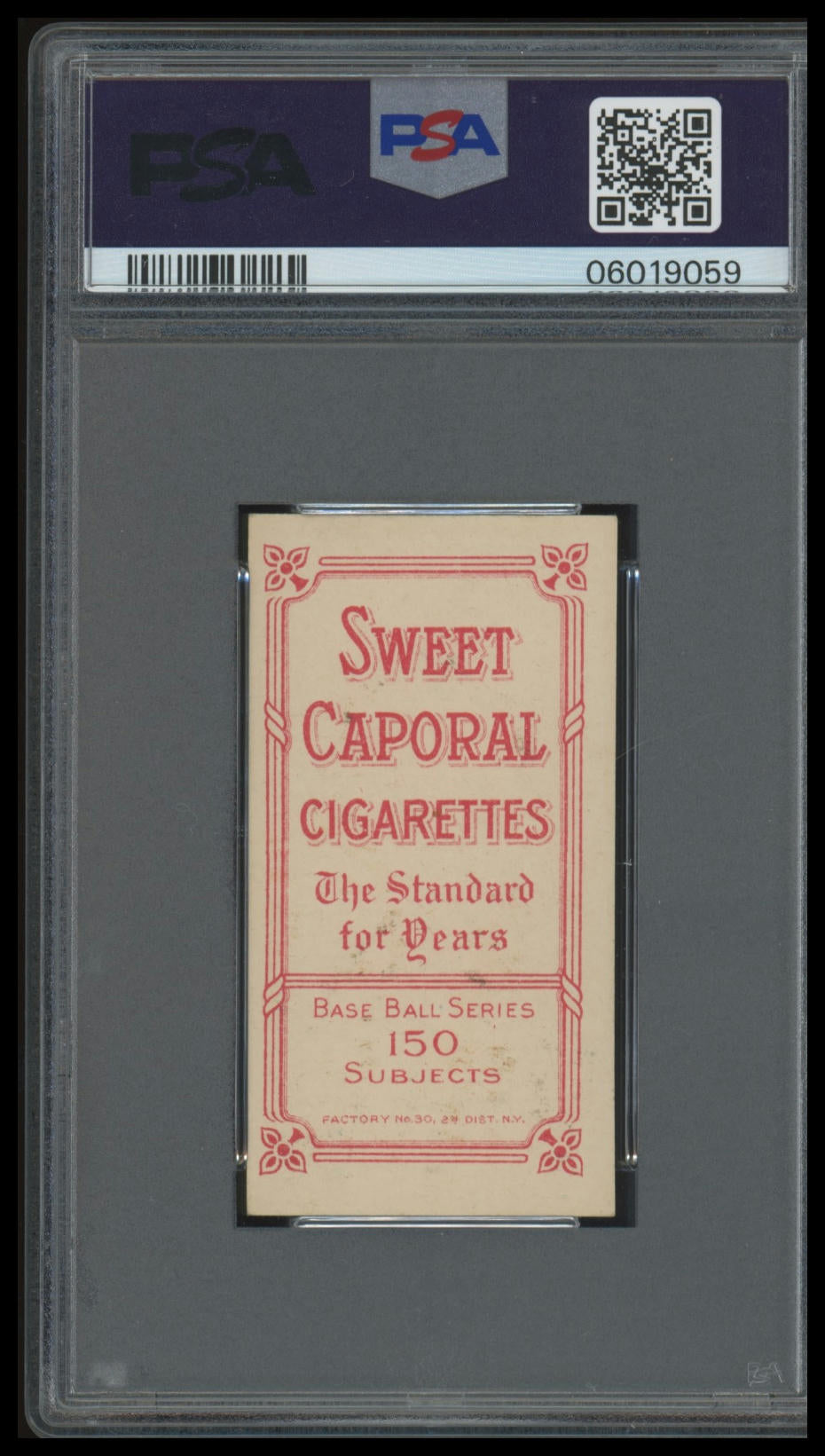 1909-11 T206 Bobby Wallace HOF PSA 7 NM Sweet Caporal 150/30