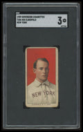 1909-11 T206 Kid Elberfeld New York SGC 3 Sovereign 150