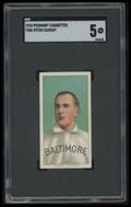 1909-11 T206 Peter Cassidy SGC 5 Piedmont 350