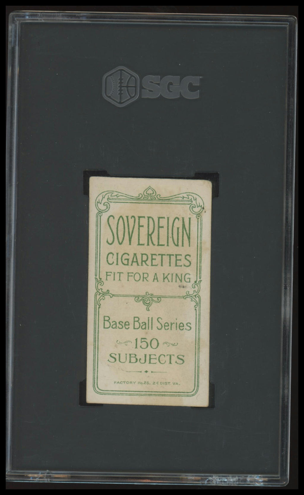 1909-11 T206 Harry Niles SGC 3 Sovereign 150