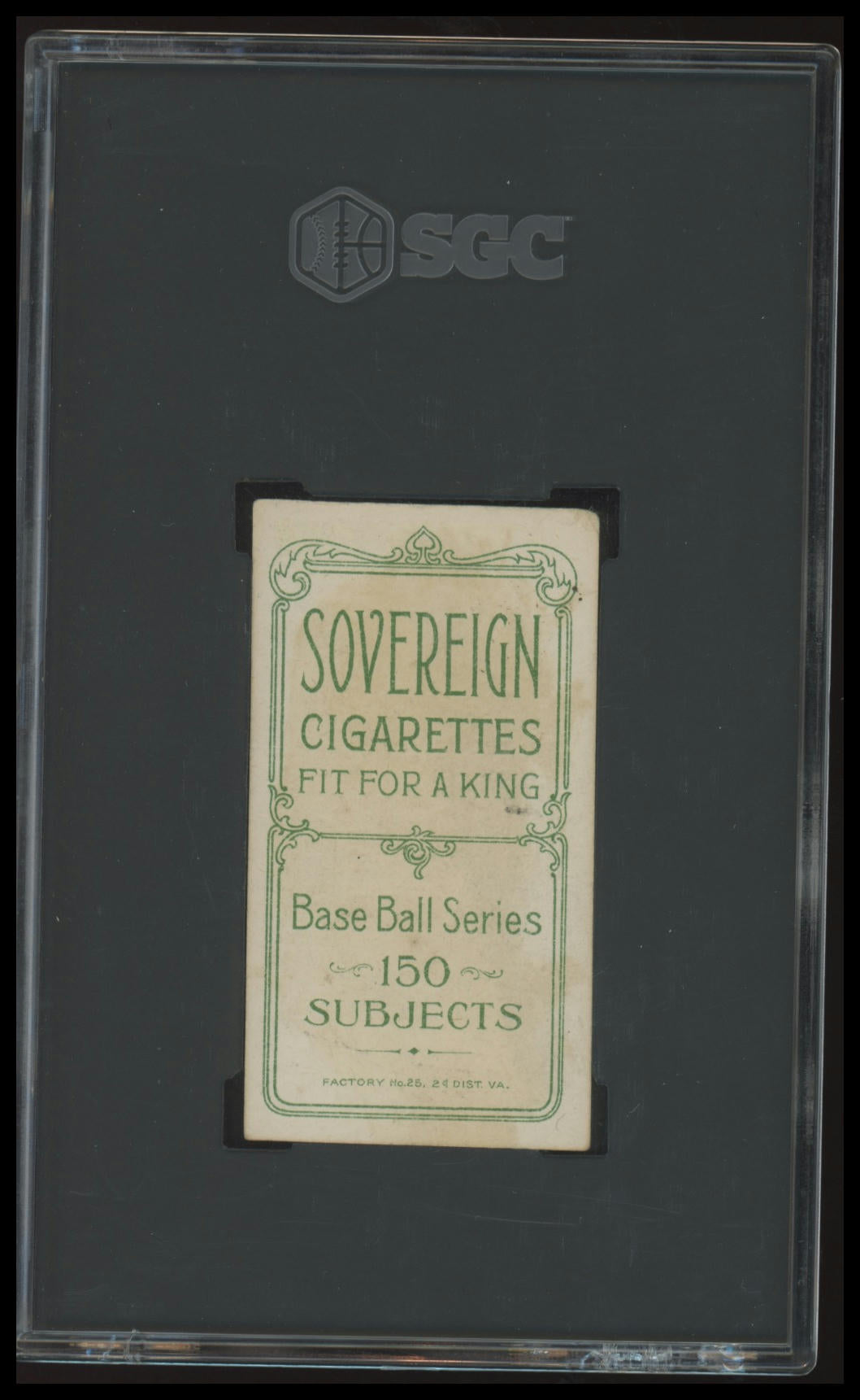 1909-11 T206 Harry Niles SGC 3 Sovereign 150