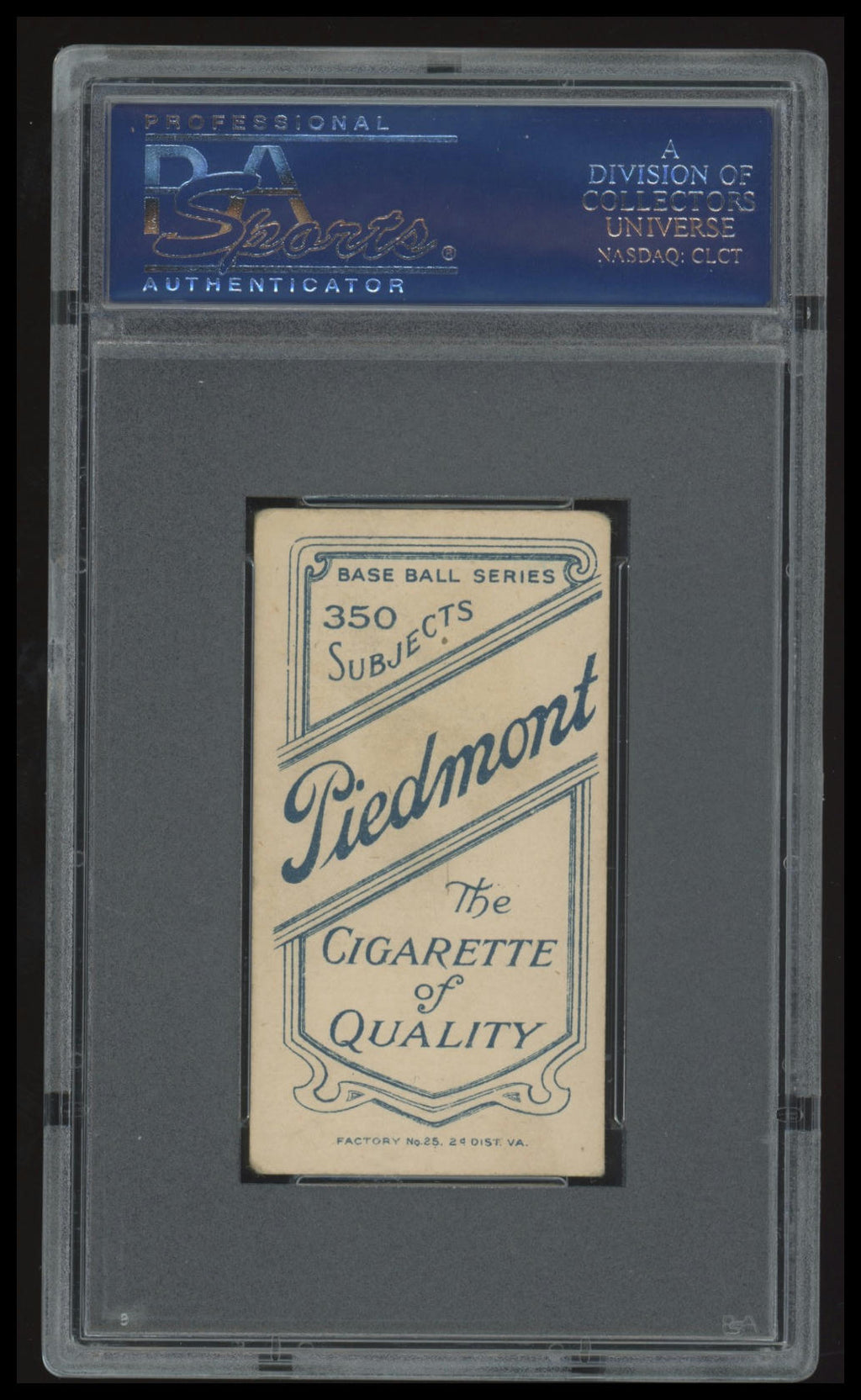 1909-11 T206 Harry Davis PSA 4 Piedmont 350 (Phil H Davis front)