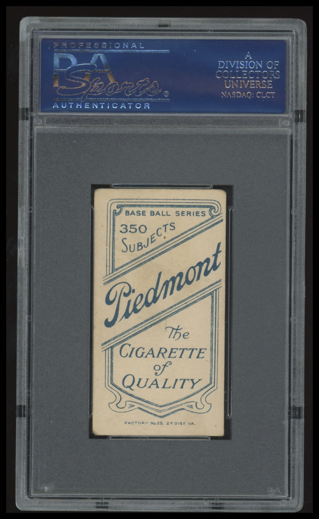 1909-11 T206 Harry Davis PSA 4 Piedmont 350 (Phil H Davis front)