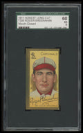 1911 T205 Roger Bresnahan HOF SGC 5 Honest Long Cut