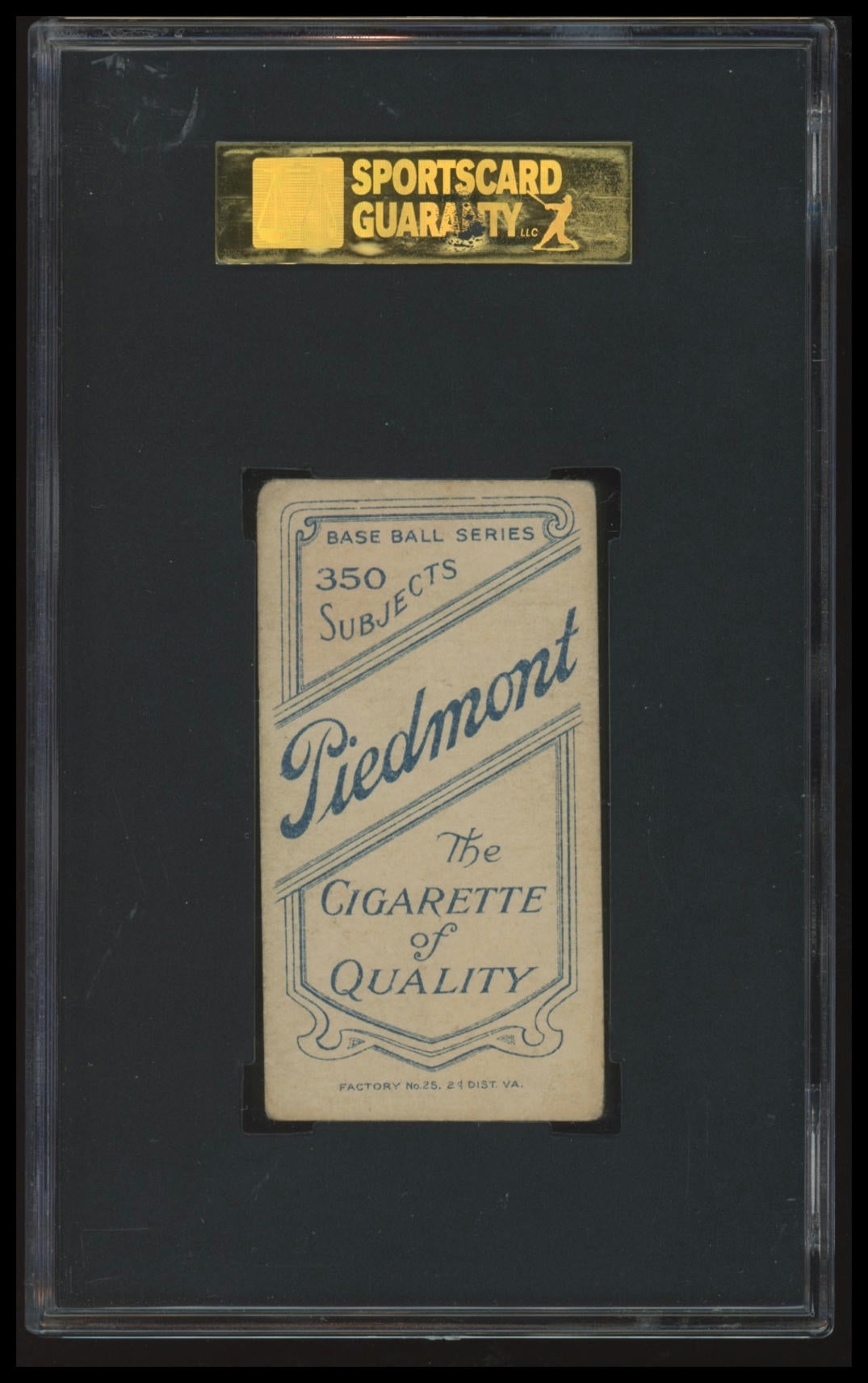1909-11 T206 Bill Bernhard Piedmont 150
