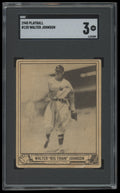 1940 PlayBall Walter Johnson SGC 3