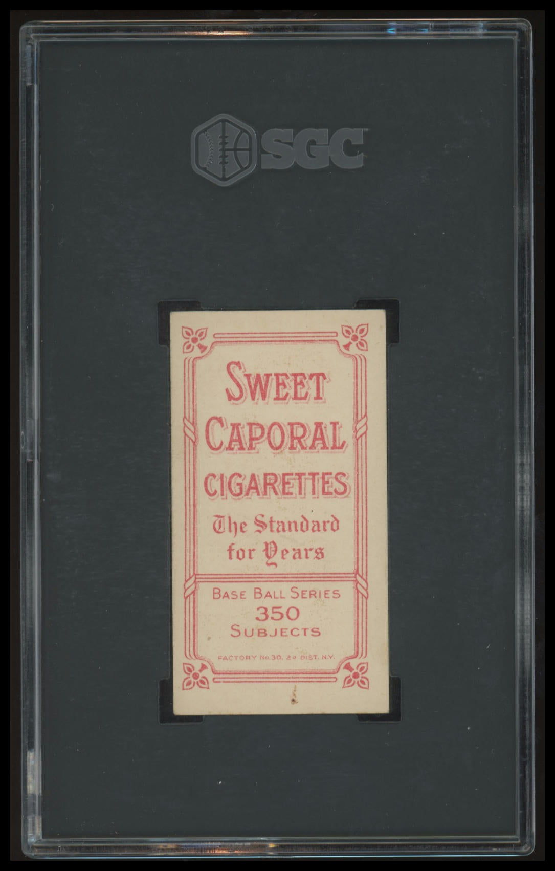 1909 -1911 T206 Chappie Charles SGC 6.5 Sweet Caporal 350/30