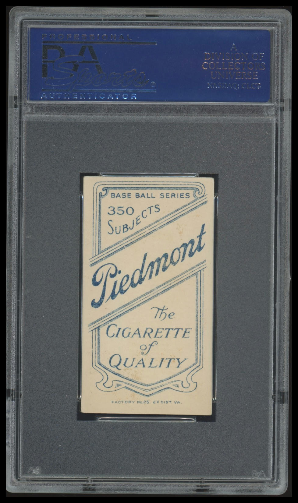 1909-11 T206 Iron Man Mcginnity HOF PSA 6 Piedmont 350