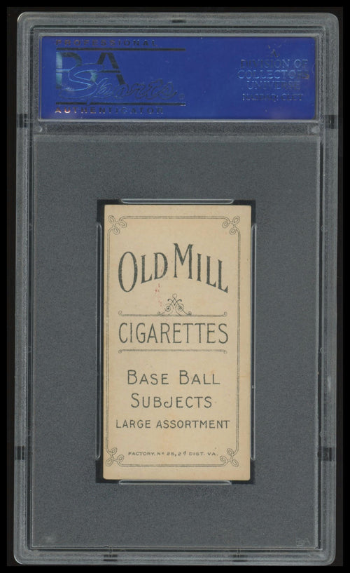 1909 -1911 T206 Frank Chance Batting HOF PSA 6 Old Mill