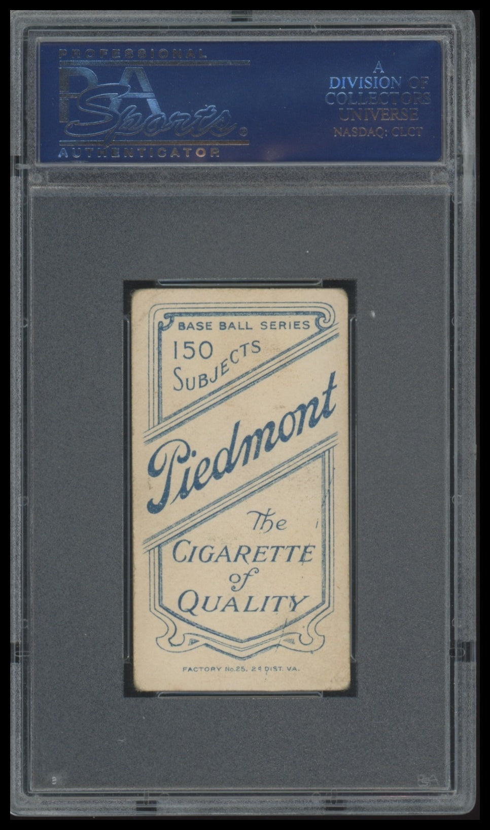 1909-11 T206 Rube Waddell Throwing PSA 2 Piedmont 150