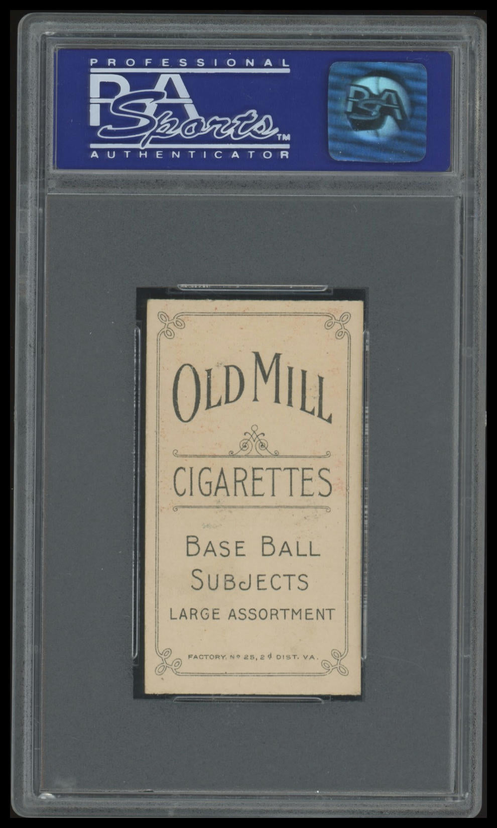 1909-11 T206 Art Krueger Old Mill PSA 6