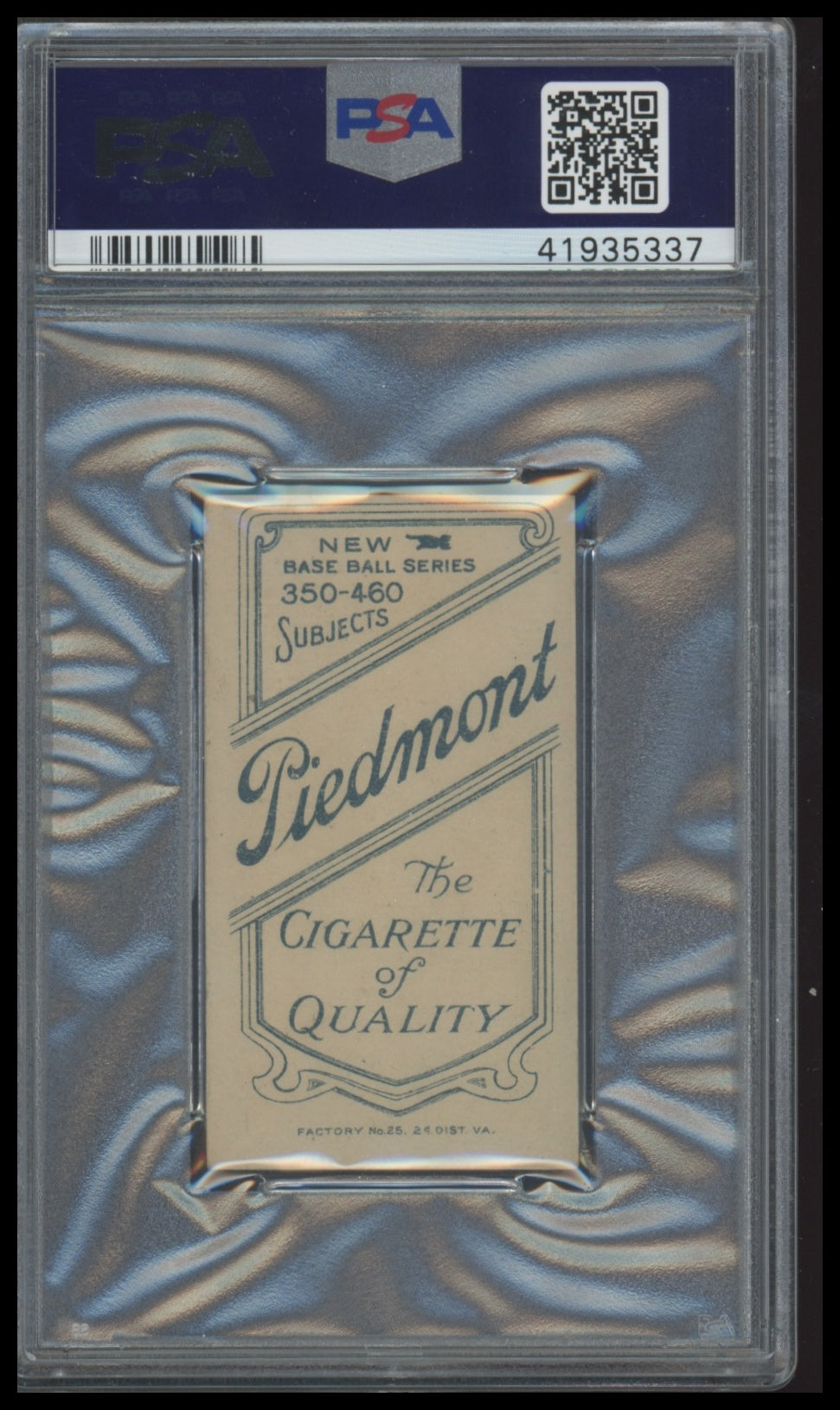 1909-11 T206 Ed Abbaticchio Blue Sleeves Pittsburgh PSA 5.5 Piedmont 350-460/25