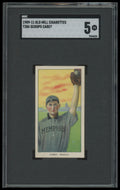 1909-11 T206 Scoops Carey Old Mill Cigarette Card SGC 5