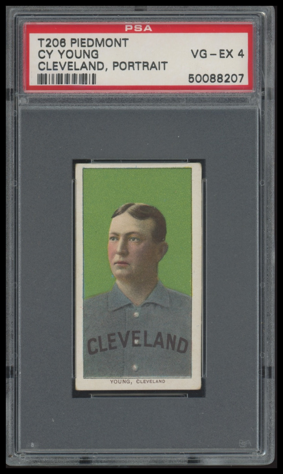 1909-11 T206 Cy Young Portrait PSA 4 PWCC-A Piedmont 150