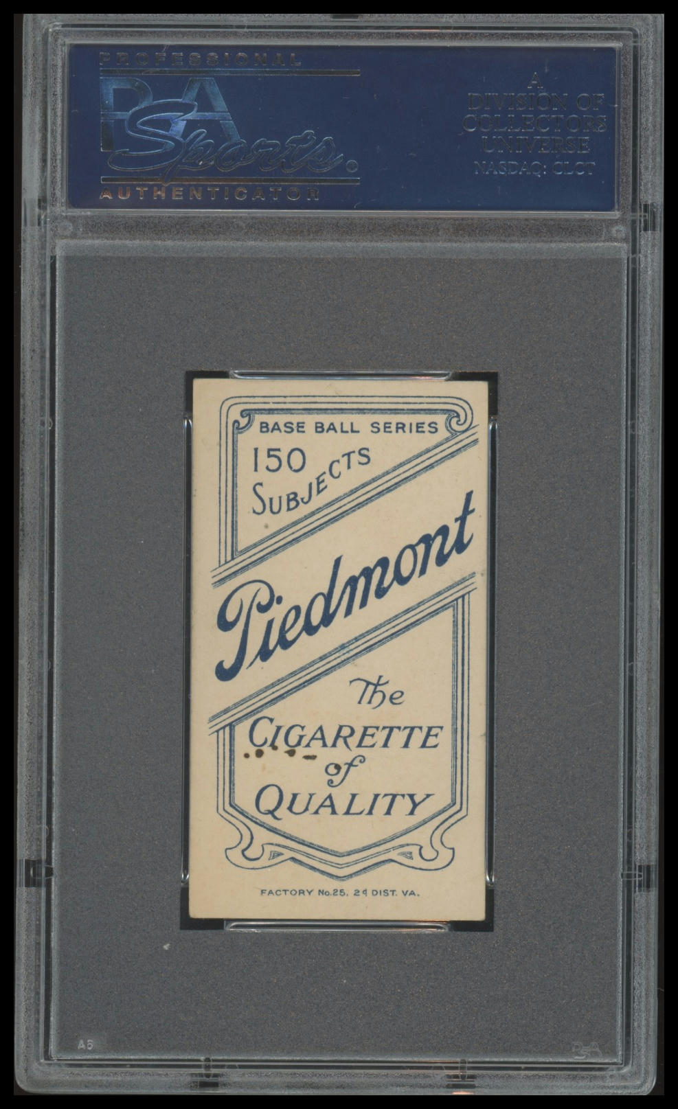 1909-11 T206 Johnny Evers Portrait PSA 6 EX-MT HOF Piedmont 150