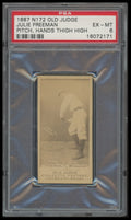 1887 Old Judge N172 Julie Freeman PSA 6 - EX-MT