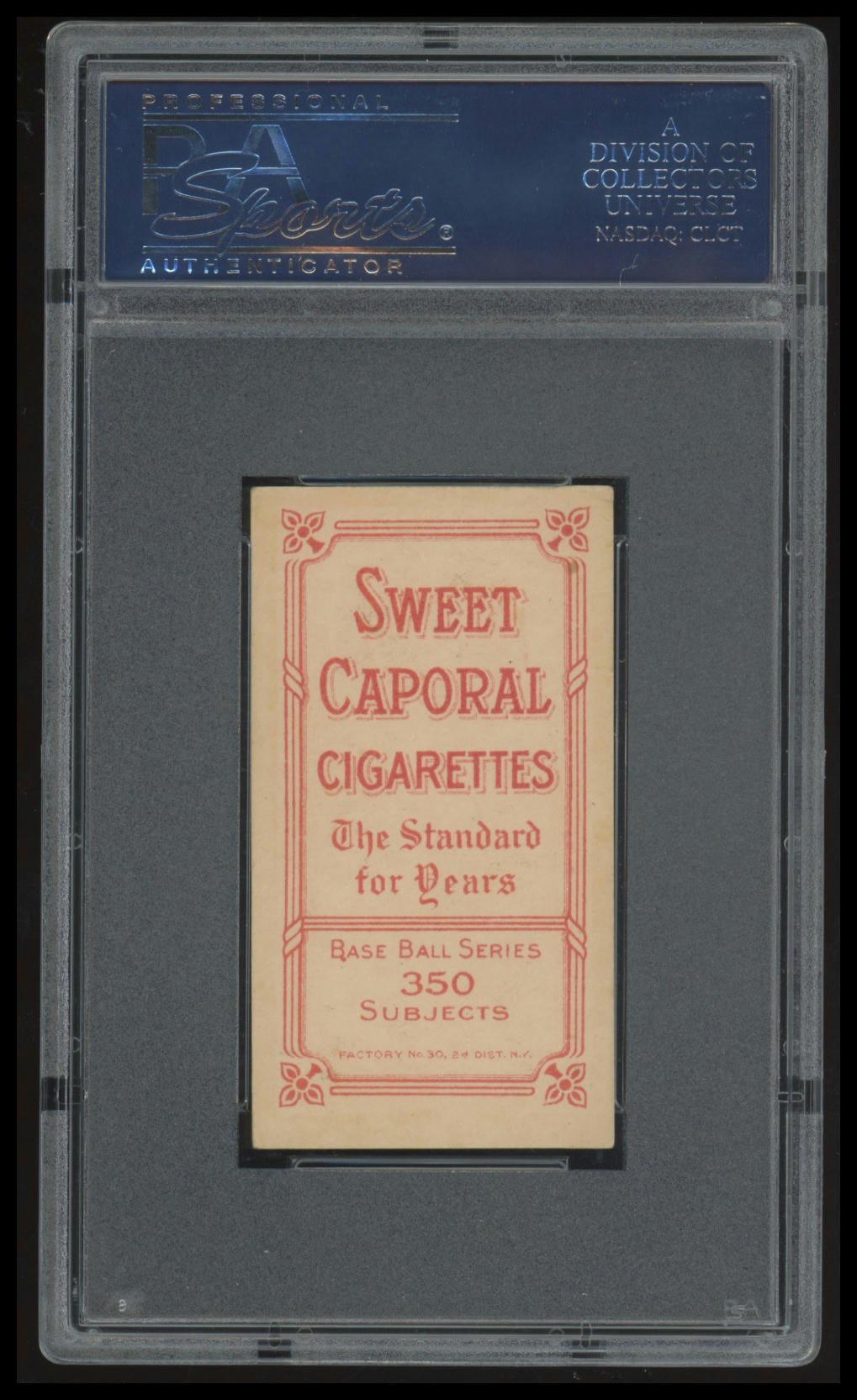 1909-11 T206 Roy Brashear PSA 6 EX-MT Sweet Caporal 350/30