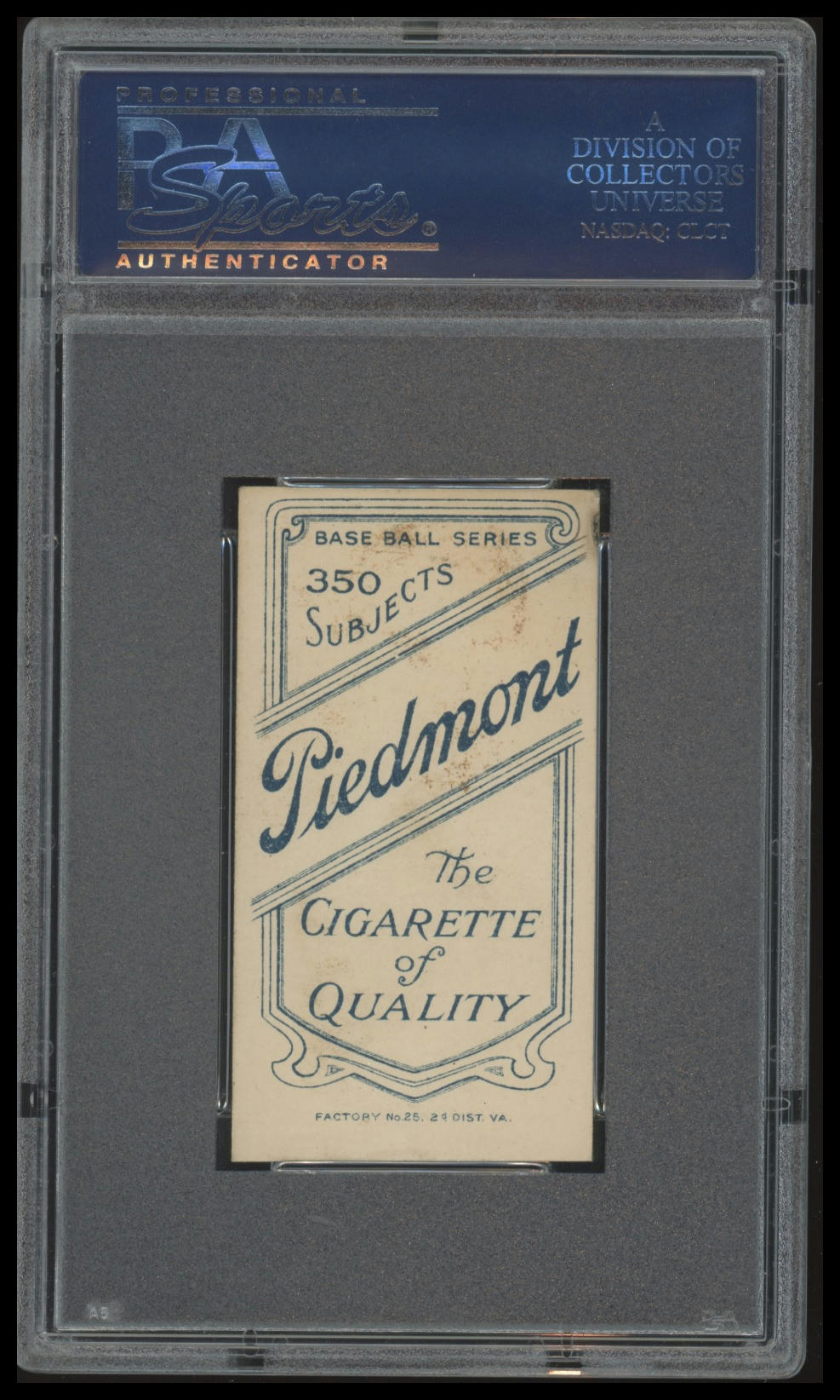 1909-11 T206 Jimmy Dygert PSA 6 EX-MT Piedmont 350