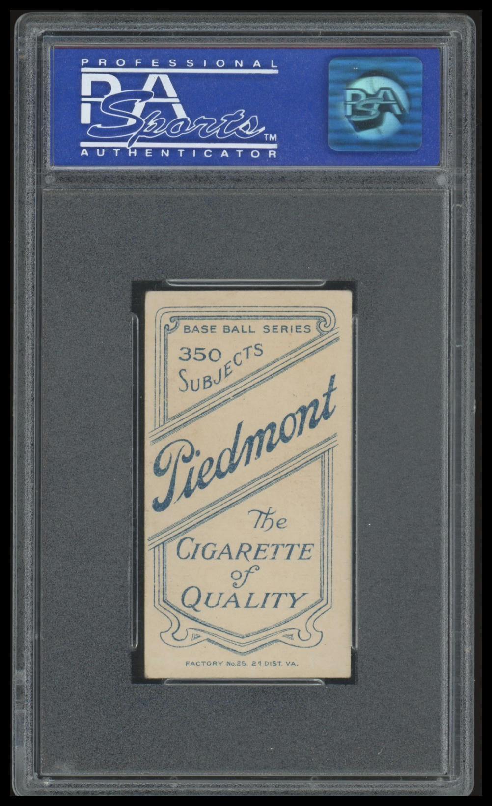 1909-11 T206 James Westlake PSA 5 EX Piedmont 350