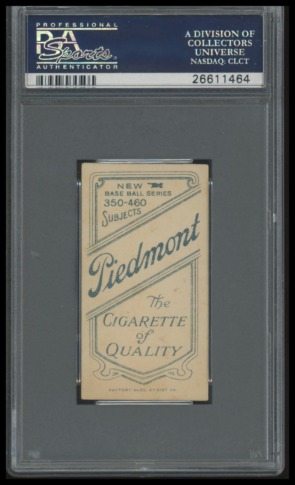 1909-11 T206 Tom Needham PSA 6 EX-MT Piedmont 350-460/25