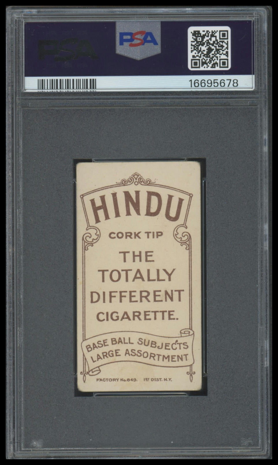 T206 Hindu Brown Clark Griffith Portrait PSA 3 HOF