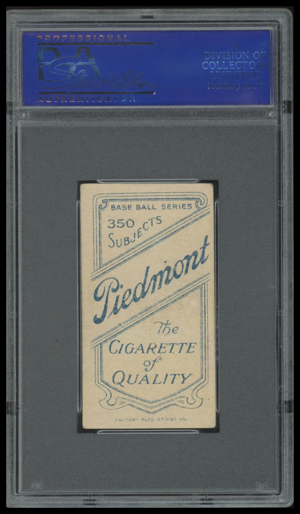 1909-11 T206 Ed Foster PSA 4 Piedmont 350 Southern League