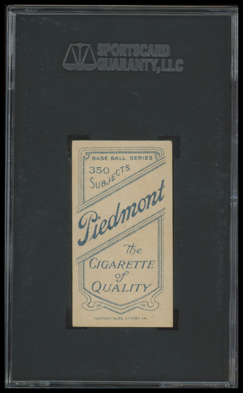 1909-11 T206 Gordan Hickman SGC 5.5 Piedmont 350 Southern League
