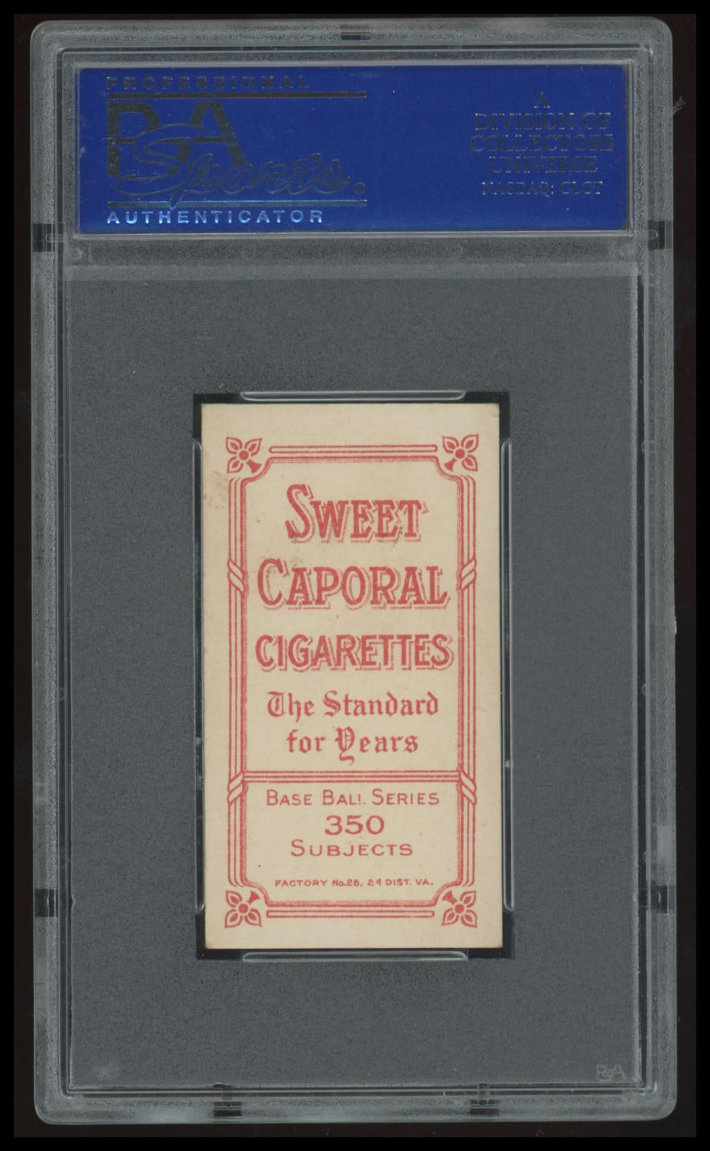1909-11 T206 Mordecai Brown Portrait PSA 5 Sweet Caporal 350/25