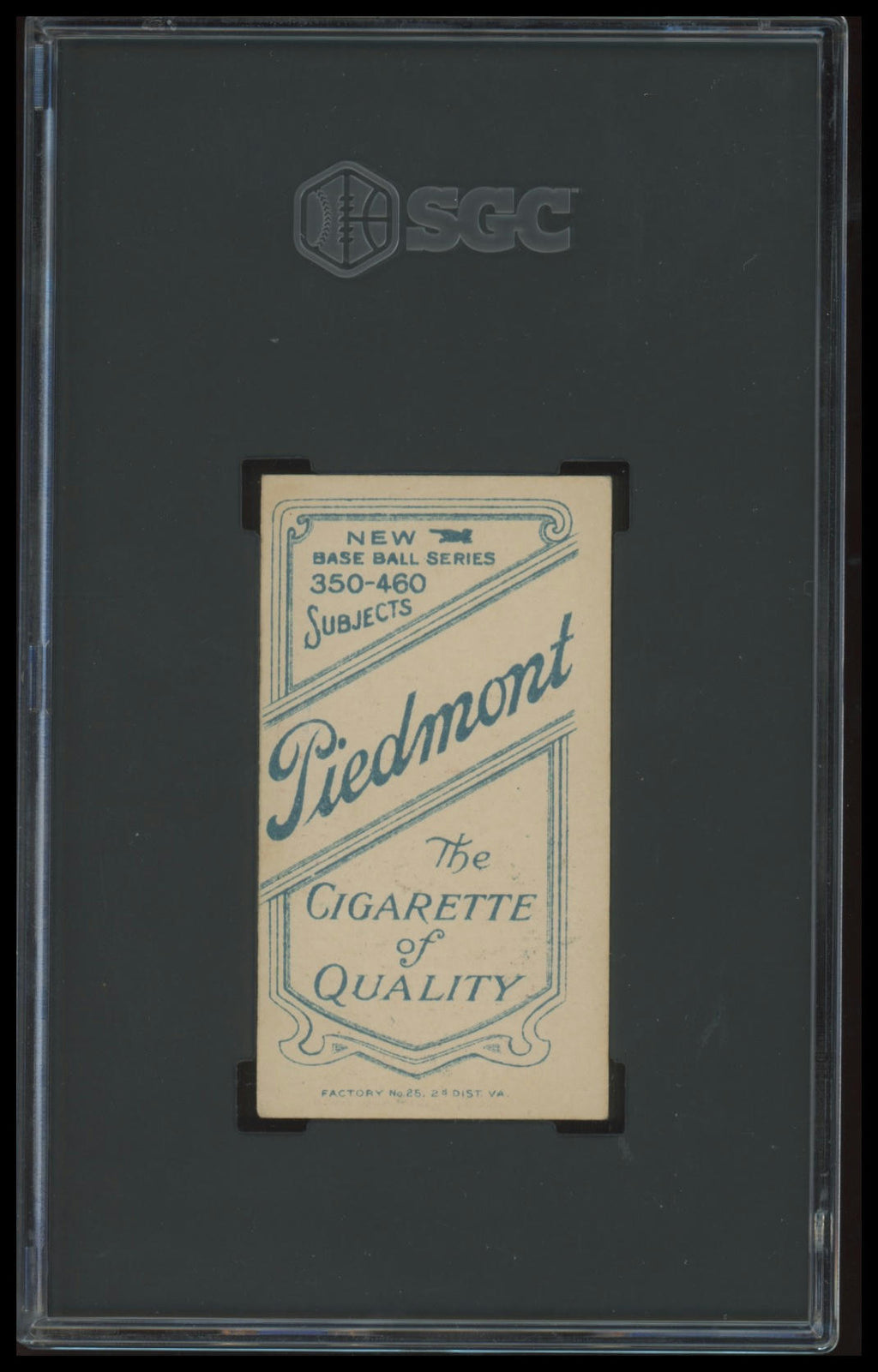 1909-11 T206 Patrick Dougherty (Hands in Air) SGC 6 Piedmont 350-460/25
