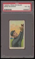 1909-11 T206 Spike Shannon Kansas City, EL PRINCIPE DE GALES PSA 4 VG-EX