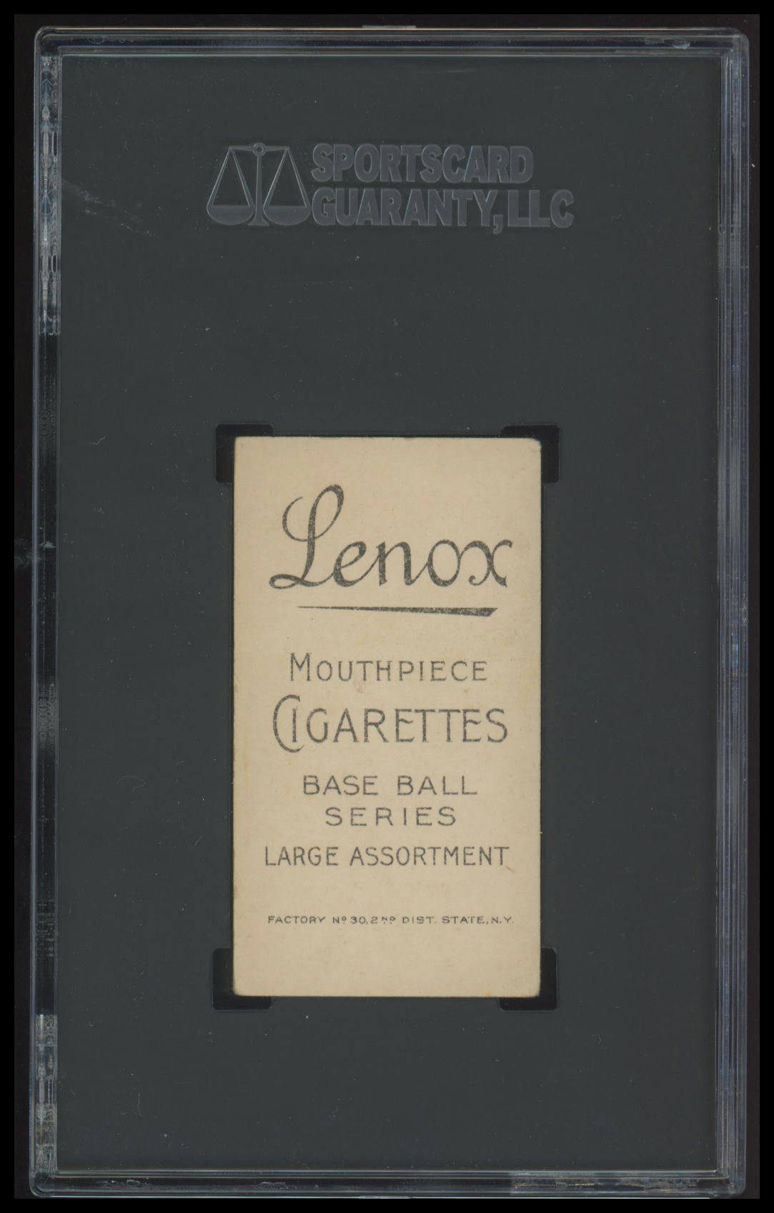1909-11 T206 Black Lenox Chief Bender Pitching, No Trees - SGC 3.5 HOF
