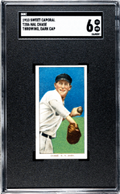 1909-11 T206 Hal Chase Throwing (Dark Cap) SGC 6 Sweet Caporal 350/30