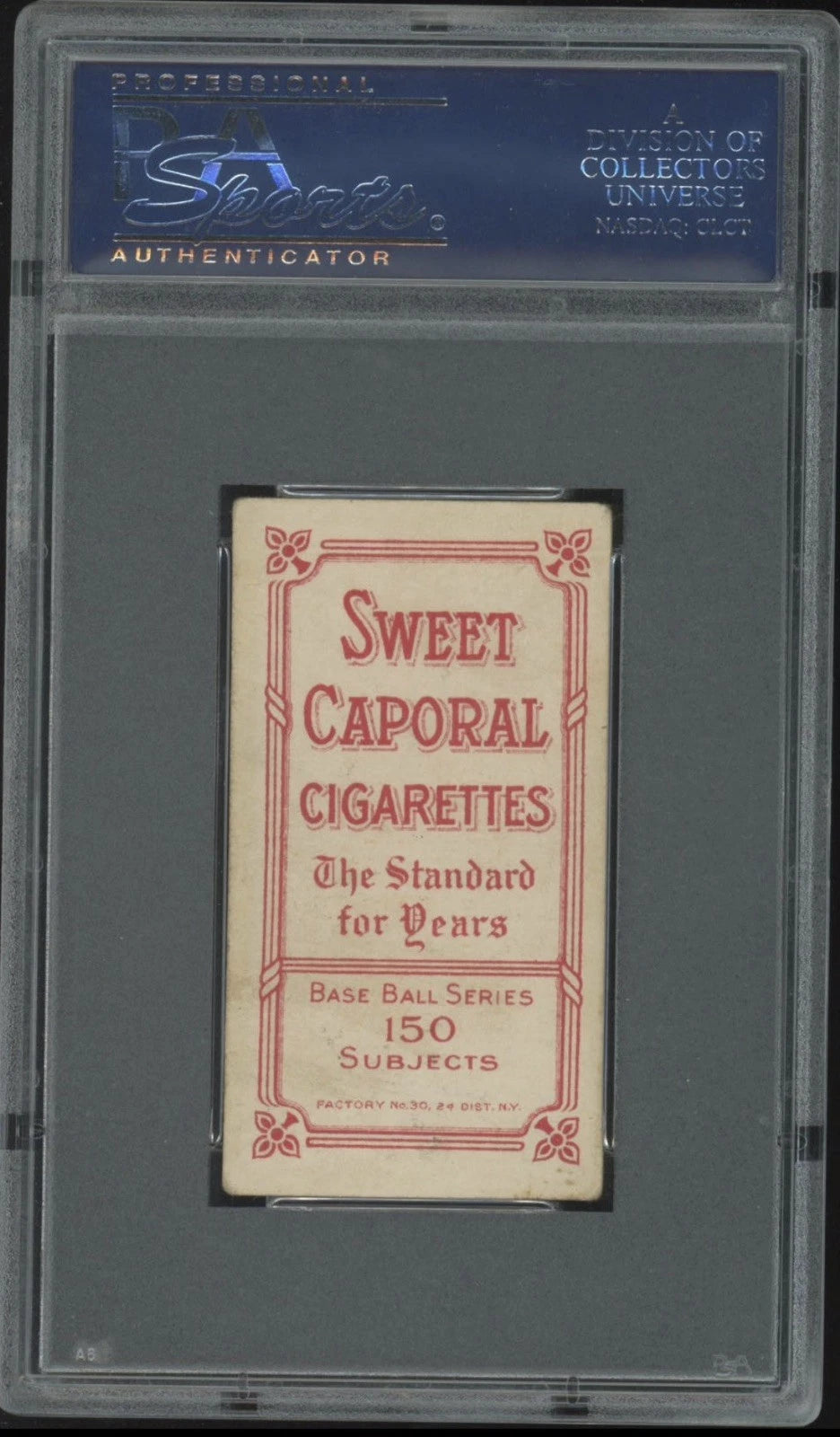 1909-11 T206 Nap Lajoie Portrait Naps (Indians) Sweet Caporal 150/30 HOF PSA 4 - VG/EX